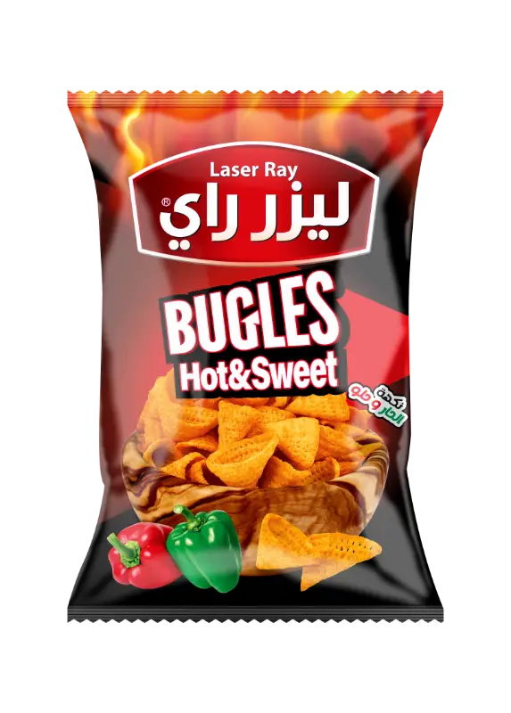 كيس شيبس طربوش م1000 ليزر راي بنكهة الحار الحلو 18غ