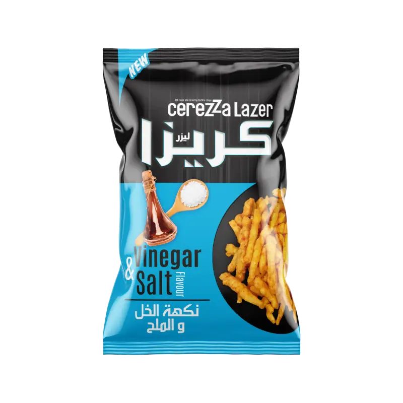 كيس شيبس كريزا كرانشي م3000 ليزر راي بنكهة الملح والخل 55غ