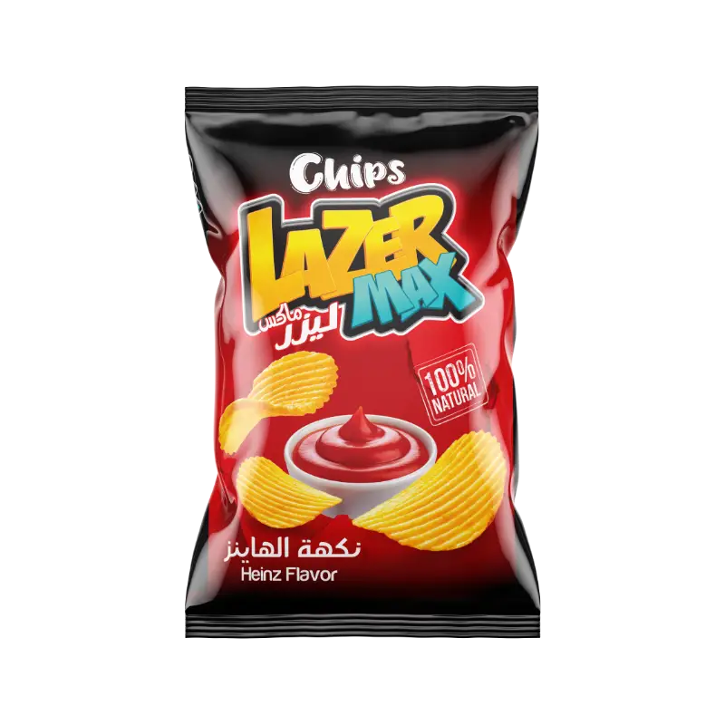 كيس شيبس شريحة م2000 اكسترا ليزر راي بنكهة كاتشب هاينز 25غ