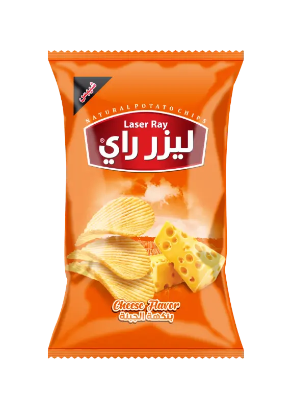 كيس شيبس شريحة م2000 ليزر راي بنكهة الجبنة 35غ